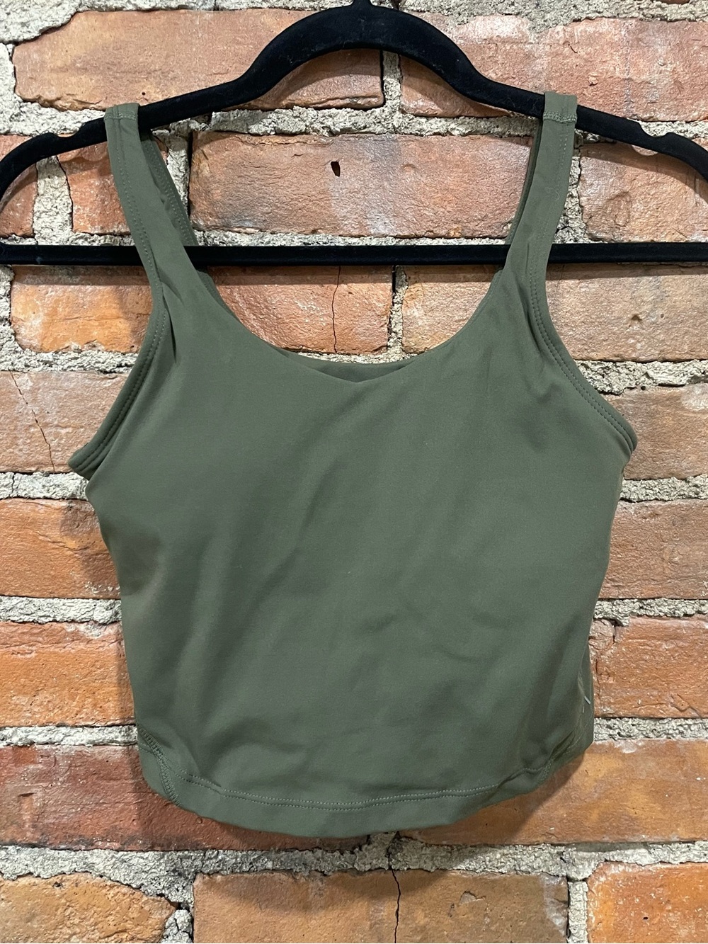ACTA Olive Green Workout Top | Size Small | EUC